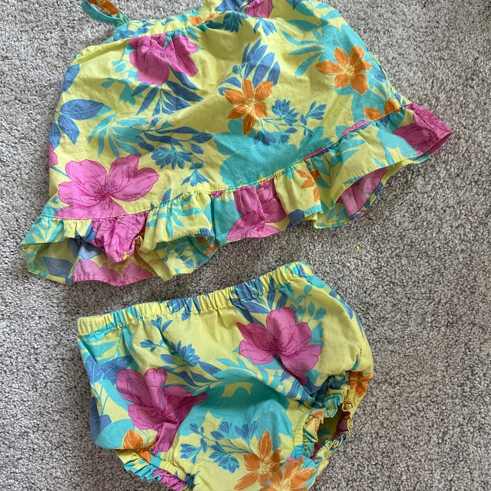 Baby Gap two piece tank and bloomers.